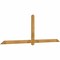 Ekena Millwork Eugene Rough Sawn Timber Gable Bracket, Western Red Cedar, 108"W x 36"H x 2"D x 4"F, 8/12 Pitch GBW108X36X0204EUG00RWR - alternate 5